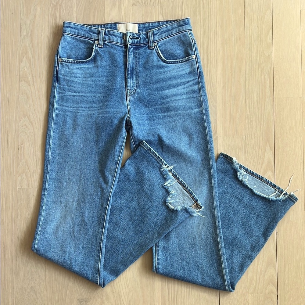 CQY High Rise Bootcut Jeans